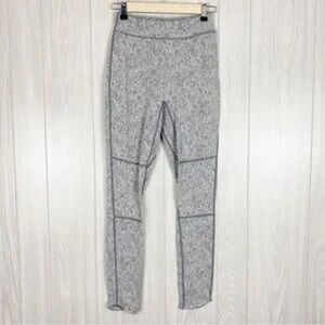 Gray High-Waisted Leggings